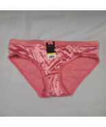 Viola&#39;s Secret Second Skin Liquid Satin Shiny Panties Pink High Gloss Si... - £27.08 GBP