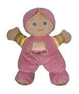 Fisher Price Pink My First Doll Stuffed Plush Baby Rattle Security Lovey... - $13.56 CAD