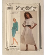 SIMPLICITY 8573 MISSES TEEN EASY KNIT TOPS SKIRTS PATTERN SIZE S Uncut - $10.95 CAD