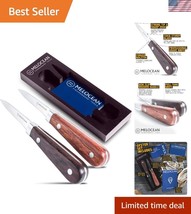 Elegant Oyster Shucking Knife Duo with Non-Slip Handles - Gift-Ready Box... - $97.49