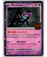 Pokémon TCG Halloween Trick Or Trade 2024 Munkidori #95/167 Cosmos Rare - $1.95