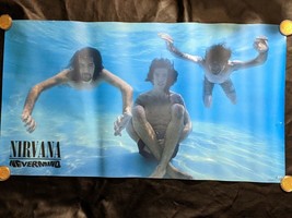 1992 Nirvana Nevermind US ORG Geffen Records Promo Poster Pool Band 19.5 X 36 - £583.86 GBP
