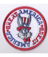 BUGS BUNNY Uncle Sam Bicentennial Great America Jacket Patch Mint Condit... - $7.95