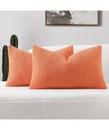 FUTEI Pack of 2 Orange Decorative Throw Pillow Covers 12x20 Inch Soft Cozy - $303.23 MXN FUTEI Pack of 2 Orange Decorative Throw Pillow Covers 12x20 Inch Soft Cozy - $303.23 MXN