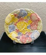 Vintage Beautiful Fitz and Floyd Designer Flower 9.5-inch Plate - £15.50 GBP