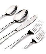 Silverware Set For 8, 40 Piece Heavy Duty Stainless Steel Flatware Utensils - $51.99