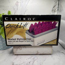 Vintage Clairol Quick Lift Heated Styling Clips Brand New Sealed In Original Box - $34.31