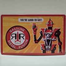 Fallout Red Rocket Metal Tin Wall Hanging Sign Official Bethesda Collectible - £15.21 GBP