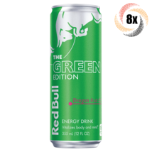 8x Cans Red Bull The Green Edition Dragon Fruit Flavor Energy Drink | 12... - £28.01 GBP