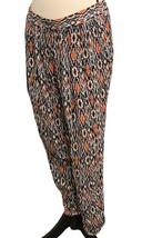 New Look Womens Tapered Leg Pants Size 1X Geo Print Side Pockets - £6.93 GBP