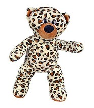 Cuddly Soft 8 inch Stuffed Cheetah Print Bear...We stuff &#39;em...you love ... - £12.65 GBP