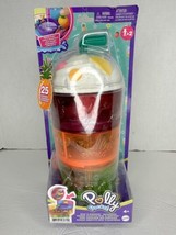 Mattel Polly Pocket Spin N Surprise Waterpark Smoothie Shape 2020 NEW - £17.97 GBP