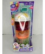 Mattel Polly Pocket Spin N Surprise Waterpark Smoothie Shape 2020 NEW - £18.08 GBP