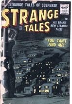 Strange Tales #52-1956-JOE ORLANDO-DAVY BERG-JOE SINNOTT--HORROR - $92.34