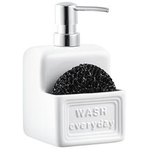 RQYIXI Ceramic Dish Soap Dispenser with Sponge Holder 2 Pack Kitchen - €14,54 EUR