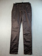 7 For All Mankind Skinny Jeans Womens 27 Brown Cotton Flat Front Pockets... - $45.42