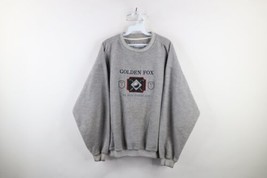 Vtg 90s Mens XL Distressed Golden Fox Hills Country Club Golf Fleece Sweatshirt - $54.40