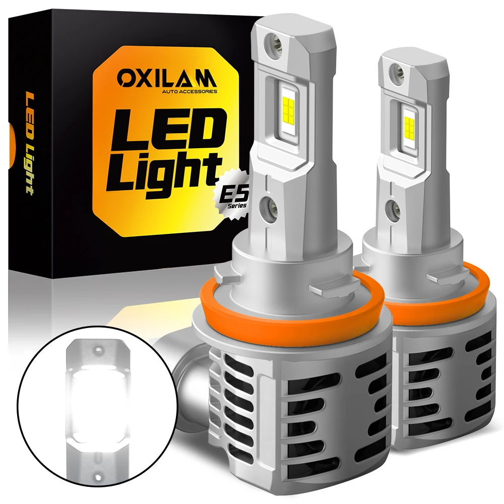 Oxilam 2Pcs H11 H8 H9 Led Canbus Headlight Bulbs 65W 9005 HB3 9006 HB4 Led Turbo - £137.96 GBP