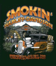Harley Davidson XL mens Black T-Shirt 2017 SMOKIN&#39; Harley of Winston-Sal... - £12.67 GBP