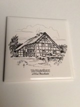 ViTG Trivet Ceramic Wall Tile Monschau Altes Vennhaus Germany 4 1/4 X 4 ... - £6.67 GBP