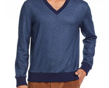 Tallia Men&#39;s Slim Fit Navy V Neck Sweater-Size Medium - £22.79 GBP
