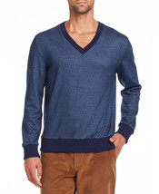 Tallia Men&#39;s Slim Fit Navy V Neck Sweater-Size Medium - £23.08 GBP