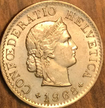 1968 Switzerland 5 Rappen Coin - £1.11 GBP