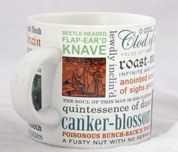 SHAKESPEAREAN INSULTS Mug Unemployed Philosophers Guild Coffee Cup Shake... - £6.99 GBP