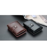 Rfid Wallet Blocking Card Leather Genuine Small Men Wallet Pu Leather - £8.39 GBP