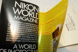 Nikon World magazine brochure vintage  1980's - $11.15 CAD