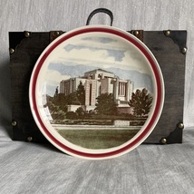 The Alberta Temple Hand Painted Vernon Kilns Collector’s Plate Made in U... - £31.97 GBP