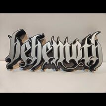 BEHEMOTH 3D Shelf/Wall Sign  Metal Band Logo Collectible Decor - $24.99