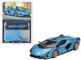 Lamborghini Sian FKP 37 Blu Aegir Blue Metallic Limited Edition to 6960 pieces W - £21.73 GBP