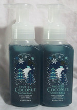 Bath &amp; Body Works Gentle Foaming Hand Soap Lot Set Of 2 Frosted Coconut Snowball - £19.83 GBP