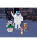 MISFIT ISLAND BUMBLE, CLARICE,  SNOWMAN &amp; REINDEER RUDOLPH 4PC PRE LIT Y... - $623.29 CAD