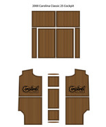 2000 Carolina Classic 25 Cockpit Pad Boat EVA Faux Foam Teak Deck Floor Mat - $1,099.00