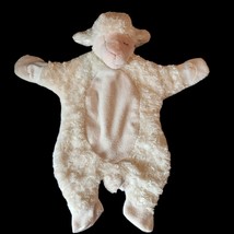 Douglas Sheep Lamb Lovey Security Blanket Large 24” Fluffy Baby Toy Satin Soft - £15.87 GBP