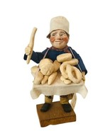 Filis Coit Signed Art Doll Vtg Colorado Artist Figure Bread Baker Chef C... - £116.74 GBP
