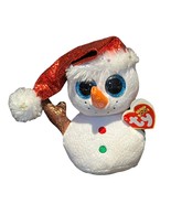TY Flurry Beanie Boos Christmas Snowman Plush Toy NWT - $7.68