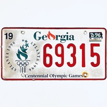 1996 Georgia Centennial Olympic Games Passenger License Plate 650LL - $22.76