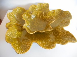 Mid Century Modern California Original U.S.A. Maple Leaf Shape Chip &amp; Di... - $522.69 MXN