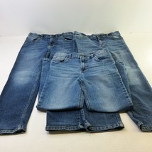 Oshkosh B'Gosh Jeans Lot of 3 Pair Size 8R Classic 8A Straight Adjustable Waist - $34.65