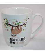 Coco &amp; Lola Sloth Coffee Mug Drop It Like It&#39;s Sloth Tea Cup Cute Coffee... - $9.74