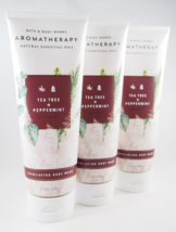 (3) Bath &amp; Body Works Aromatherapy Tea Tree + Peppermint Exfoliating Was... - $45.57