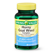 Spring Valley Horny Goat Weed Complex Vegetarian Capsules 60 Count - $26.89