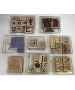 Lot of Rubber Stamps On Wood #2 - $16.20 CAD