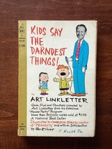 Kids Say The Darndest Things! - Art Linkletter - Humor - Charles Schulz Drawings - £3.12 GBP