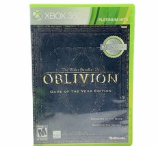 Oblivion Elder Scrolls IV video game Xbox Live 360 case platinum hits Knights 9 - £15.44 GBP