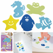 10 Pc Anti-Slip Bath Mats Tub Shower Textured Animal Sticker Pads Non Sk... - £18.03 GBP