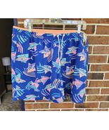 NWT Chubbies The Daddy Sharks 5.5&#39;&#39; Classic Swim Trunks Mesh Lined Short... - $39.60